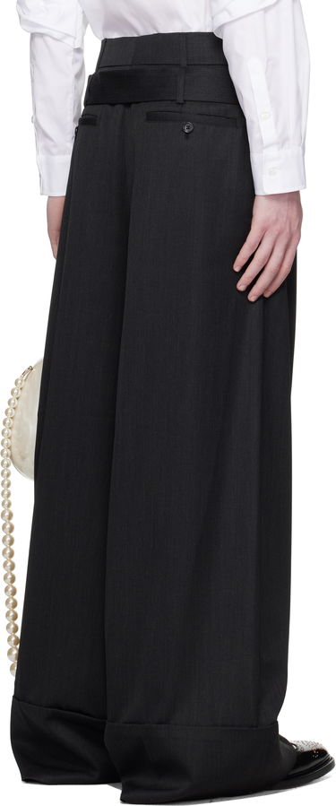 Nohavice Simone Rocha Simone Rocha Wide Leg Multi Belt Loop Trousers Čierna | 4159 1217, 2