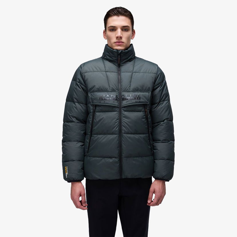 Prešívaná bunda Napapijri Open Puffer Jacket Zelené | NP0A4I23G1S1