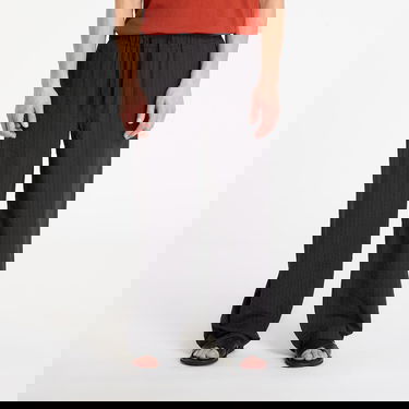 Nohavice Urban Classics Loose Seersucker Pants Čierna | TB7566-00007, 0