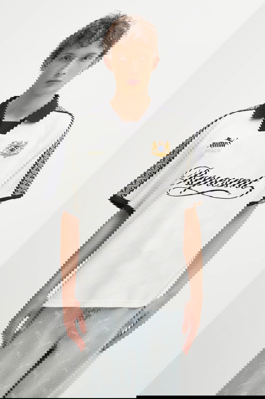 Polo tričko Puma Polo T-shirt PUMA x REPRESENT Biela | 633784, 0