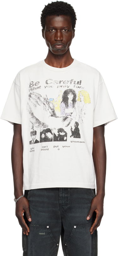 Tričko Enfants Riches Déprimés Enfants Riches Déprimés 'Be Careful What You Pray For' Graphic T-Shirt Biela | 010-793, 0