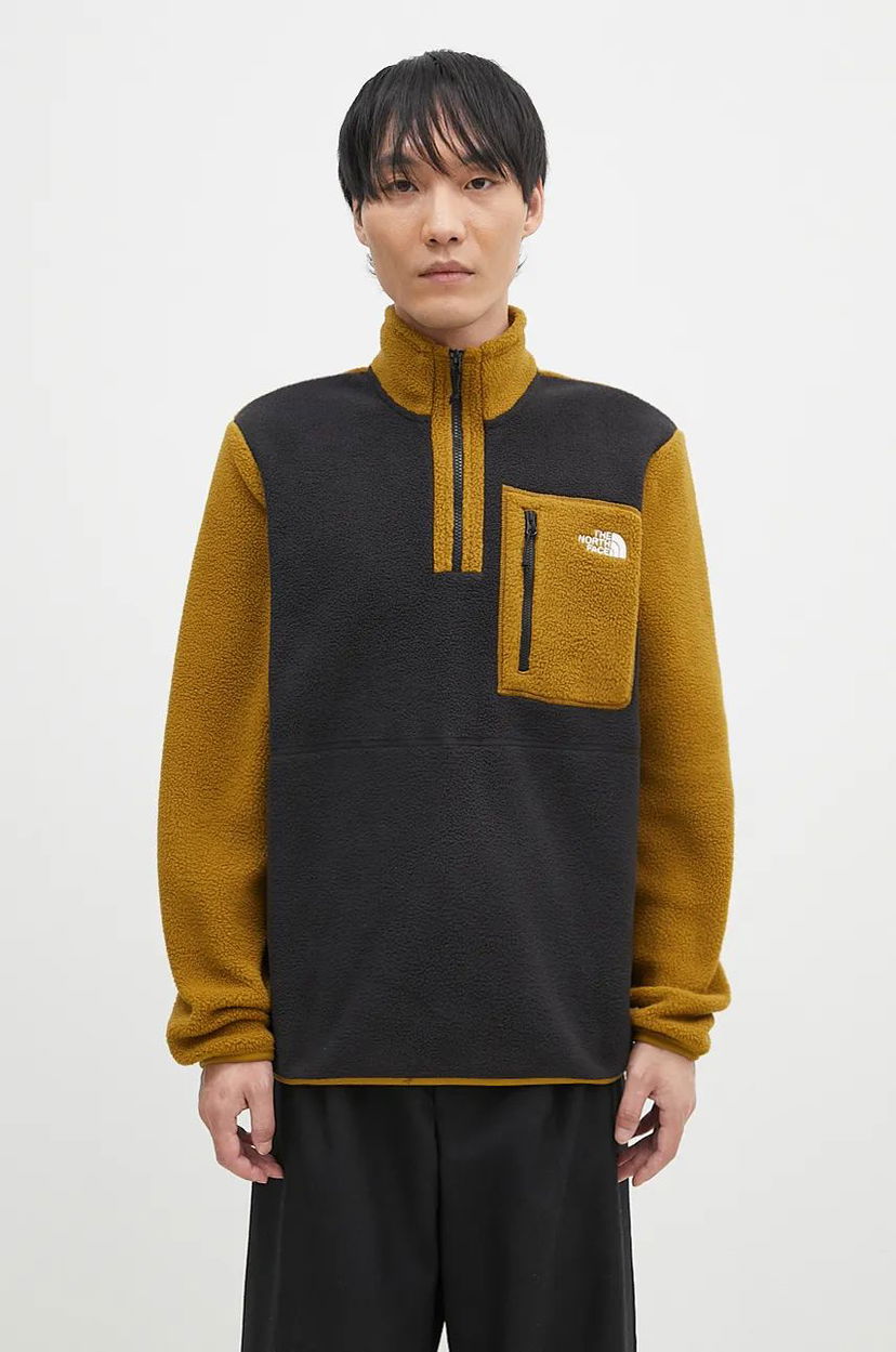 Sveter The North Face 1/4 Zip Fleece Sweatshirt Čierna | NF0A883S9BI1