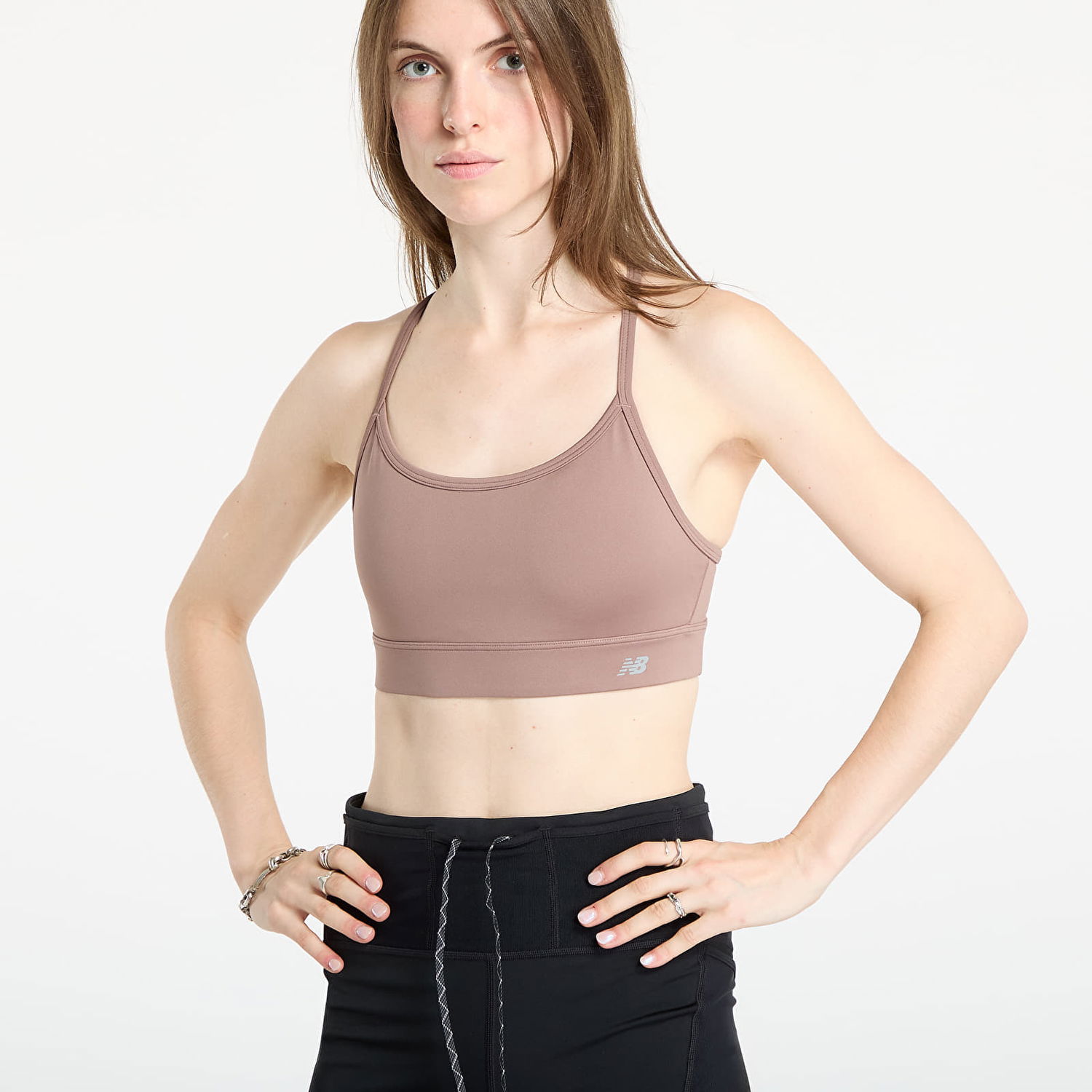Podprsenka New Balance Essential Yoga Bra Béžová | WB51039EAS, 1