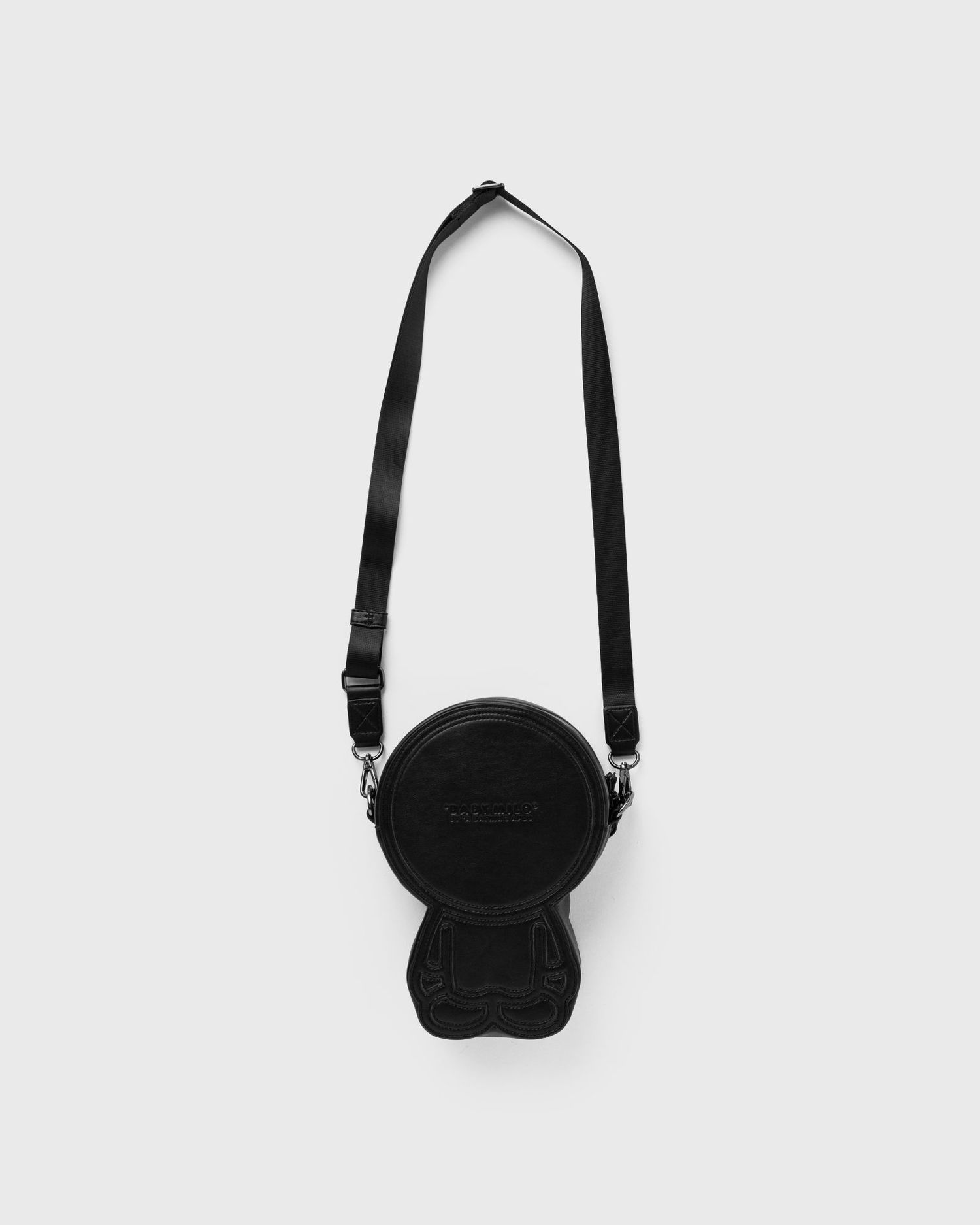 Taška cez rameno BAPE Embossed PU Leather Crossbody Bag Čierna | 002SGK801001MBLK, 1