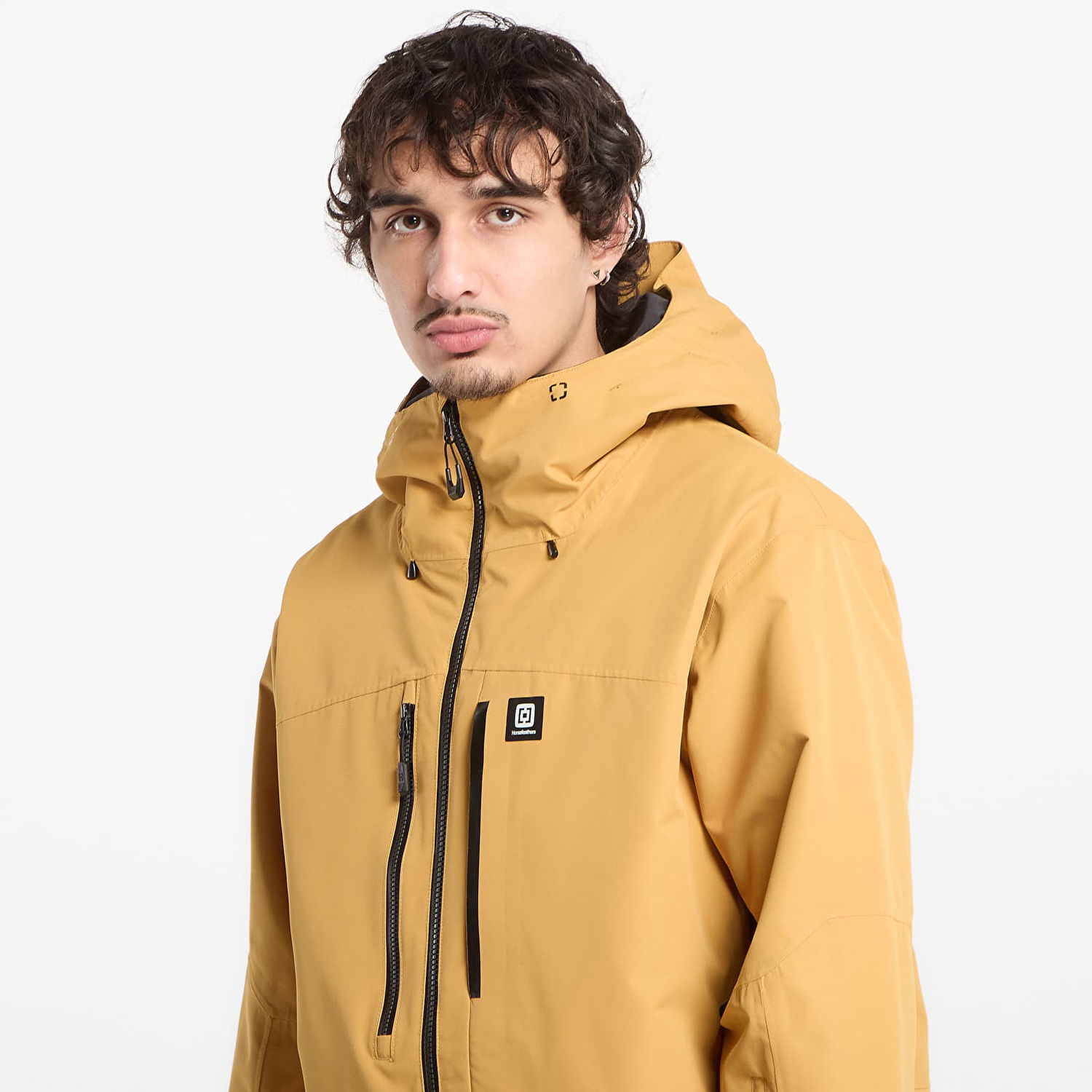 Bunda Horsefeathers Pearl Hooded Jacket Žltá | OM326C, 1