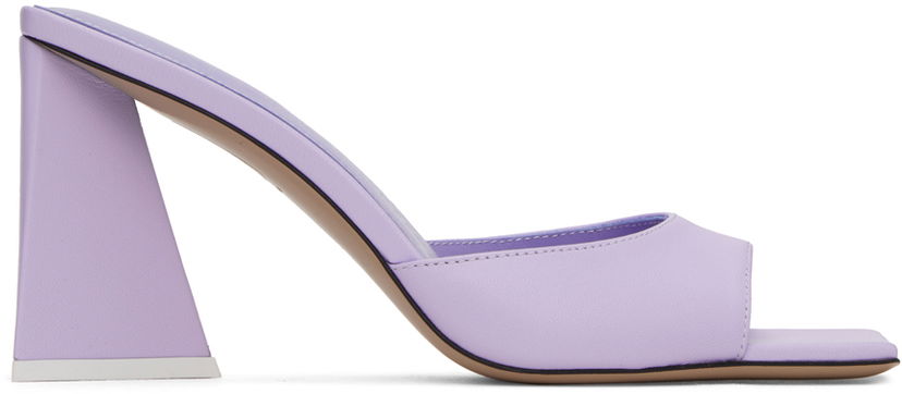 Starostlivosť o obuv The Attico Attico Mini Devon Mules Fialová | 242WS772 L001