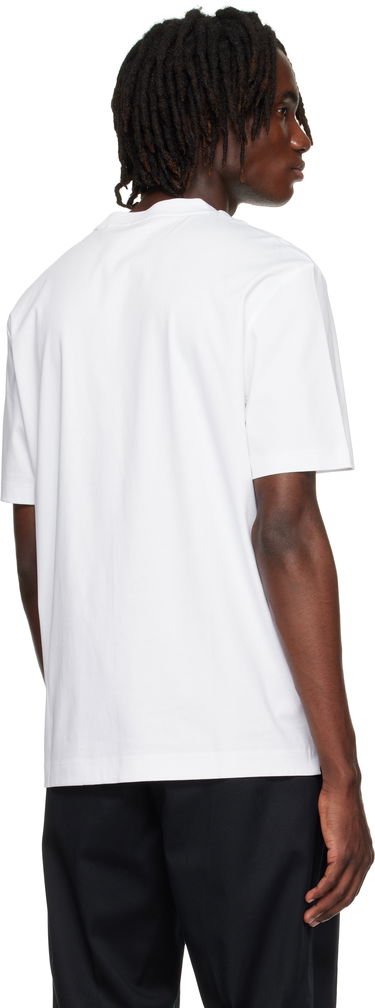 Tričko BOSS BOSS Regular-Fit Monogram T-Shirt Biela | 50520298, 2