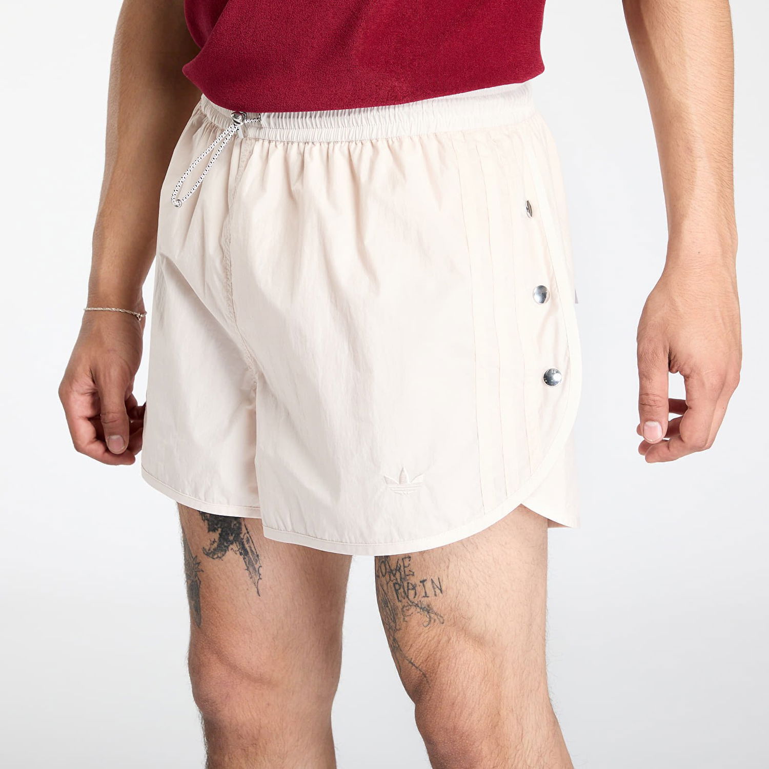 Šortky adidas Originals Wales Bonner Nylon Shorts Béžová | JV8661, 1