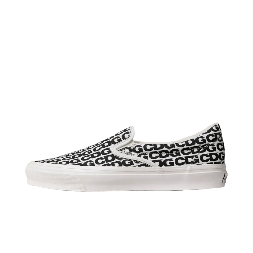 Tenisky a topánky Vans Vault Slip-On LX Comme des Garcons White Black Čierna | VN0A32QNUY6