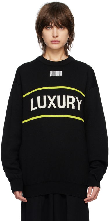 Sveter VETEMENTS 'Luxury' Sweater Čierna | VL16KN320B, 0