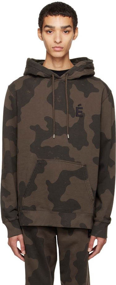 Mikina Études Études Klein Patch Camo Hoodie Hnedá | H22MM260OC06BR, 0