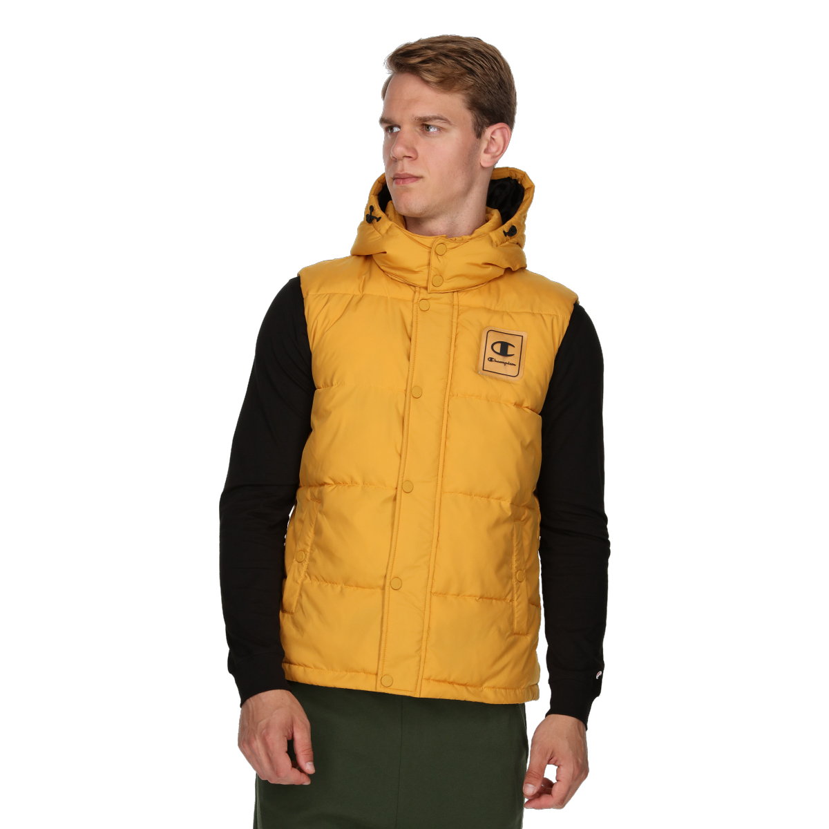 Vesta Champion Puffer Hooded Vest Žltá | CHA233M500-04, 0