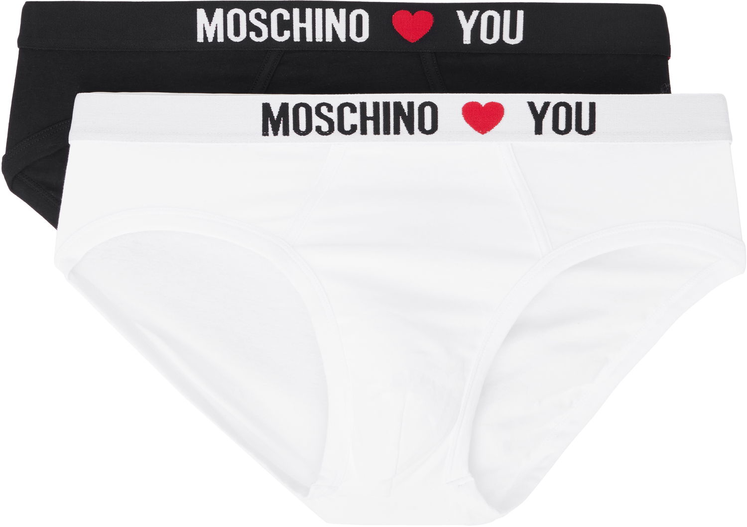 Nohavičky Moschino Moschino 'My Valentine' Two-Pack Briefs Biela | 251V11310 4402 1555, 0