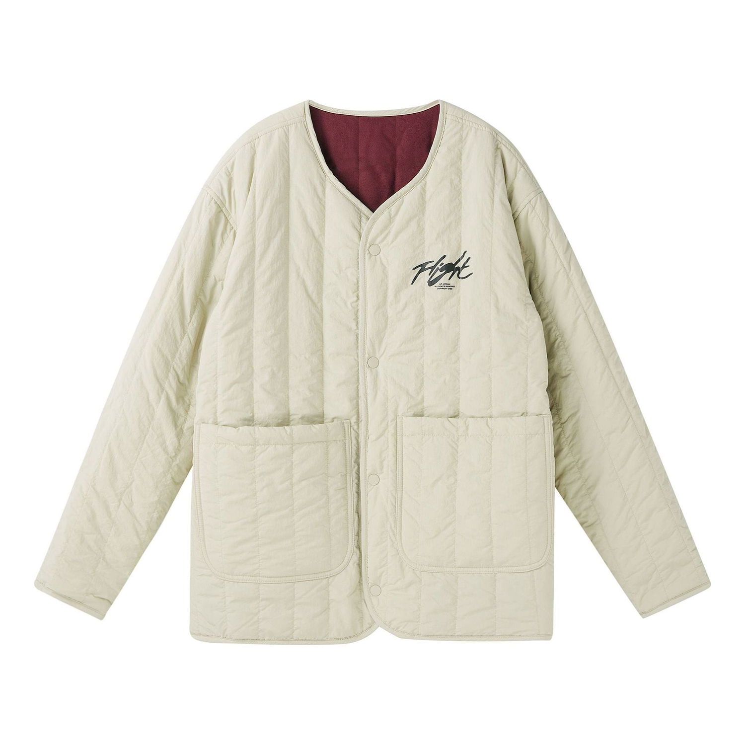 Prešívaná bunda Jordan Jordan Flight Heritage Liner Reversible Jacket Béžová | DX4350-680, 0