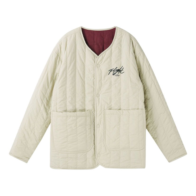 Prešívaná bunda Jordan Jordan Flight Heritage Liner Reversible Jacket Béžová | DX4350-680