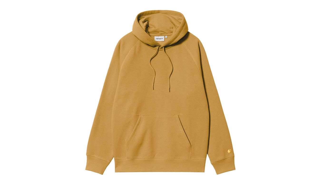 Mikina Carhartt WIP Carhartt Hooded Chase Sweat Sunray Žltá | I033661_22J_XX, 0