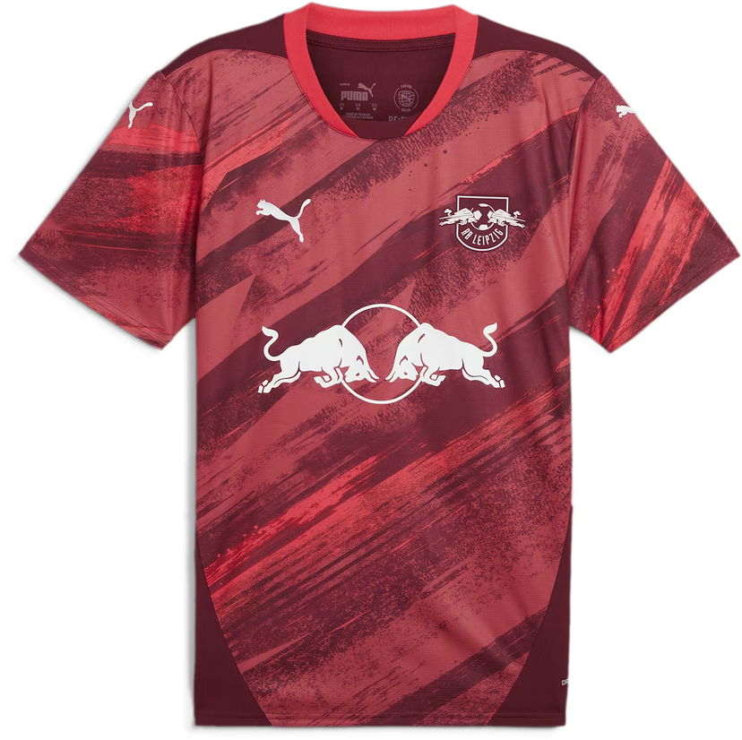 Dres Puma RB Leipzig Away Jersey Replica 2024/25 Vínová | 776458-02