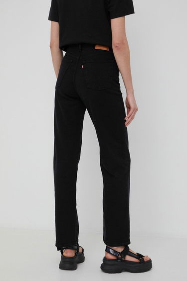 Džínsy Levi's Jeans Donna Ribcage Straight Čierna | 72693.0012, 1