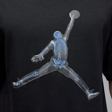 Tričko Jordan Jordan Skeleton Jumpman Graphic Cotton T-Shirt Čierna | HQ8976-010, 2