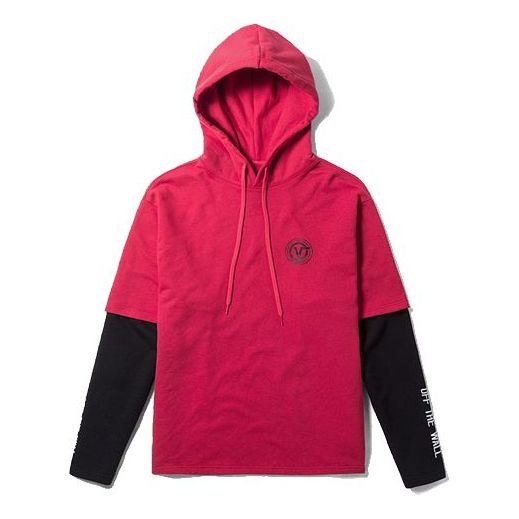 Mikina Vans Vans Colorblock Hoodie Červená | VN0A3QTQ0PZ, 0