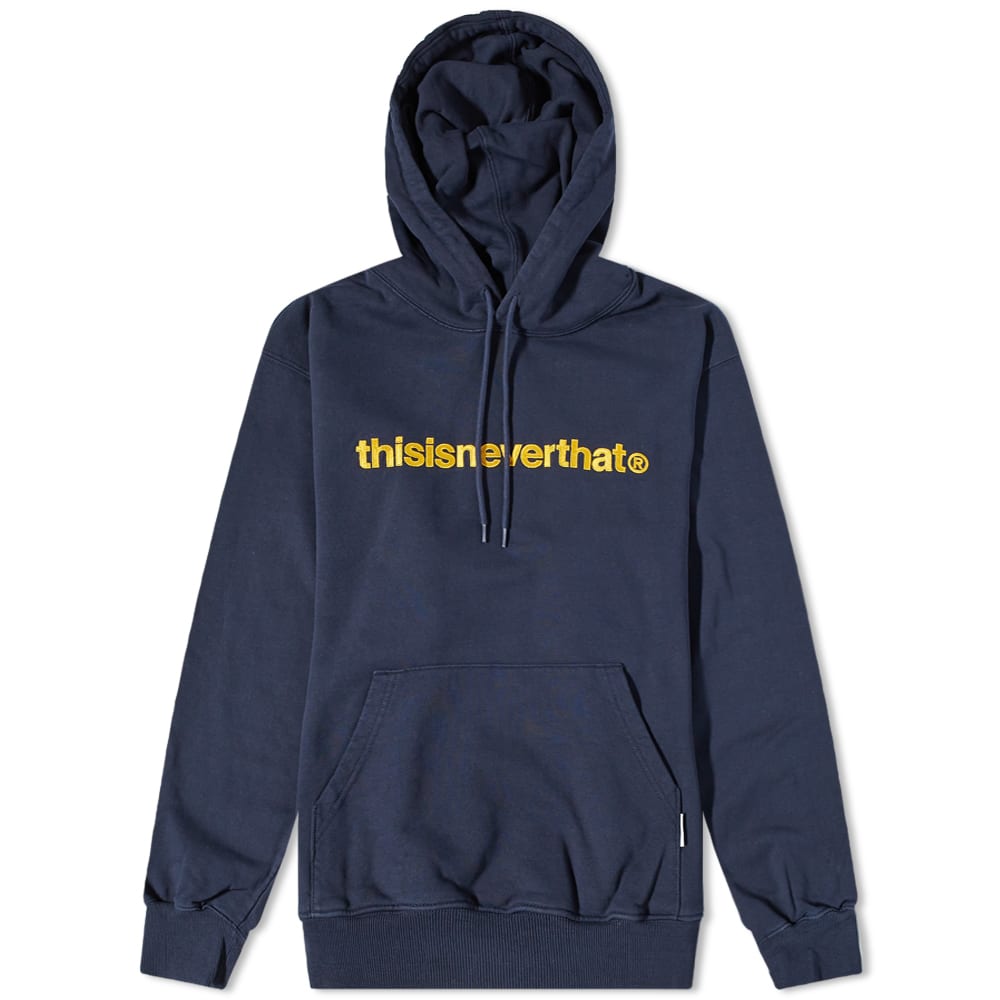 Mikina thisisneverthat T-Logo Popover Hoody Navy | TN220TSWHO01-NV, 0