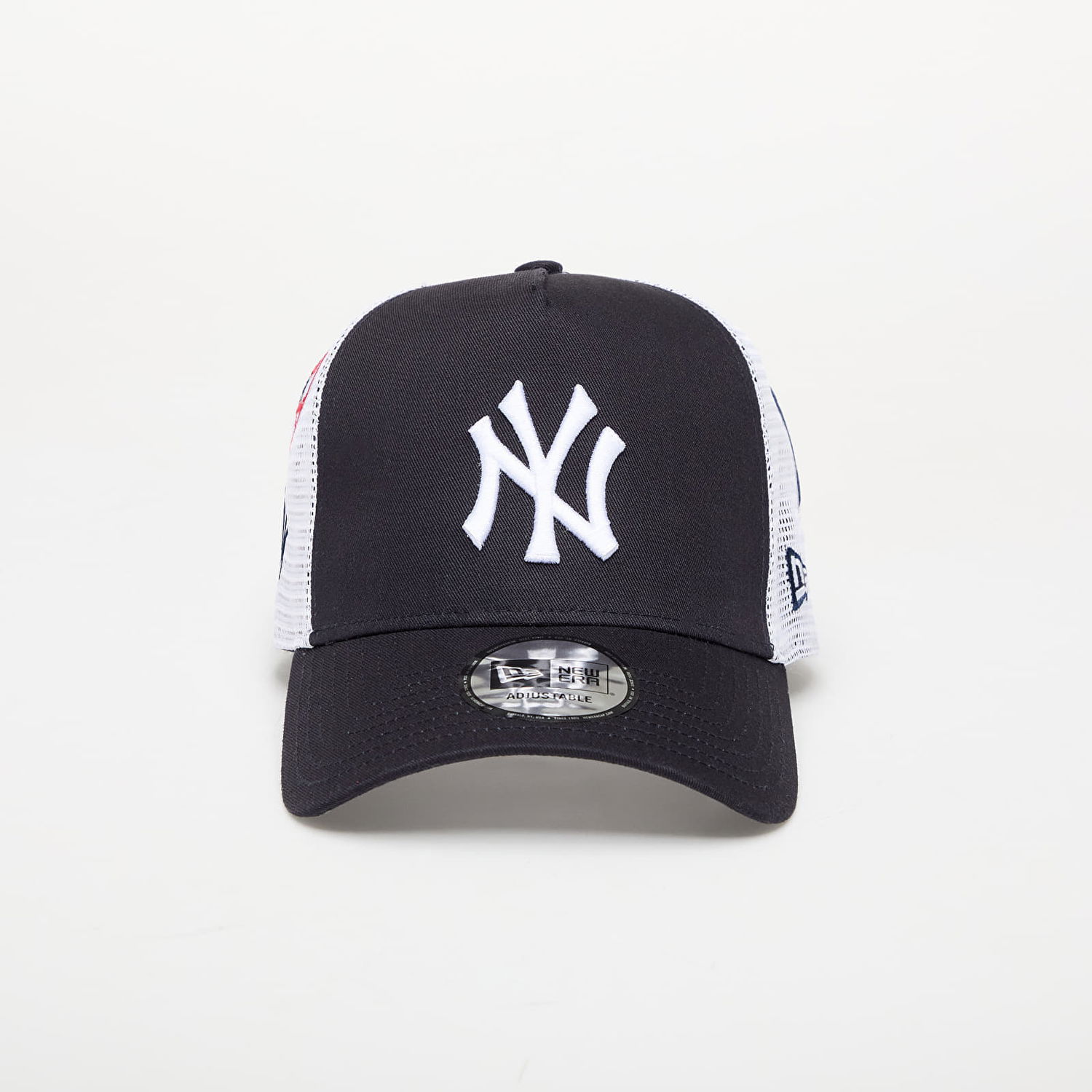 Šiltovka New Era 9FORTY A-Frame Trucker MLB Multi Patch New York Yankees Cap Navy | 60667553, 0