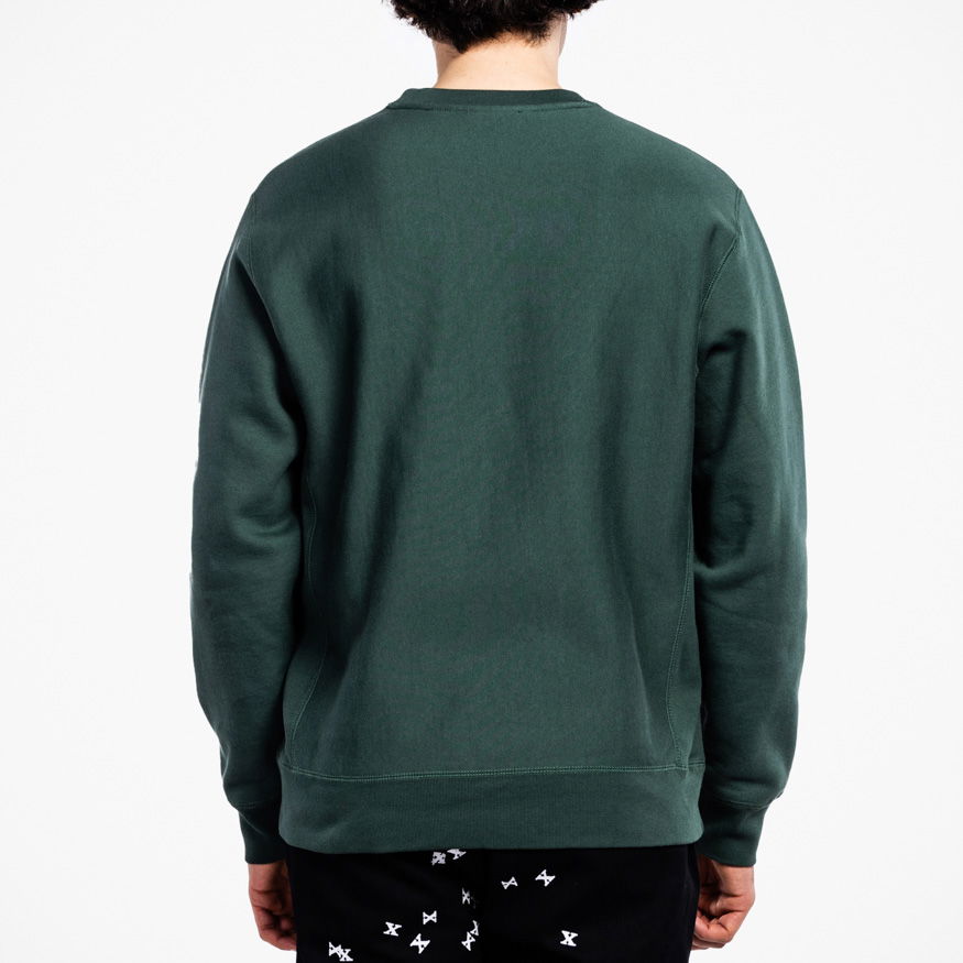 Mikina Pleasures Bench Premium Crewneck Zelené | P21W048-GREEN, 1