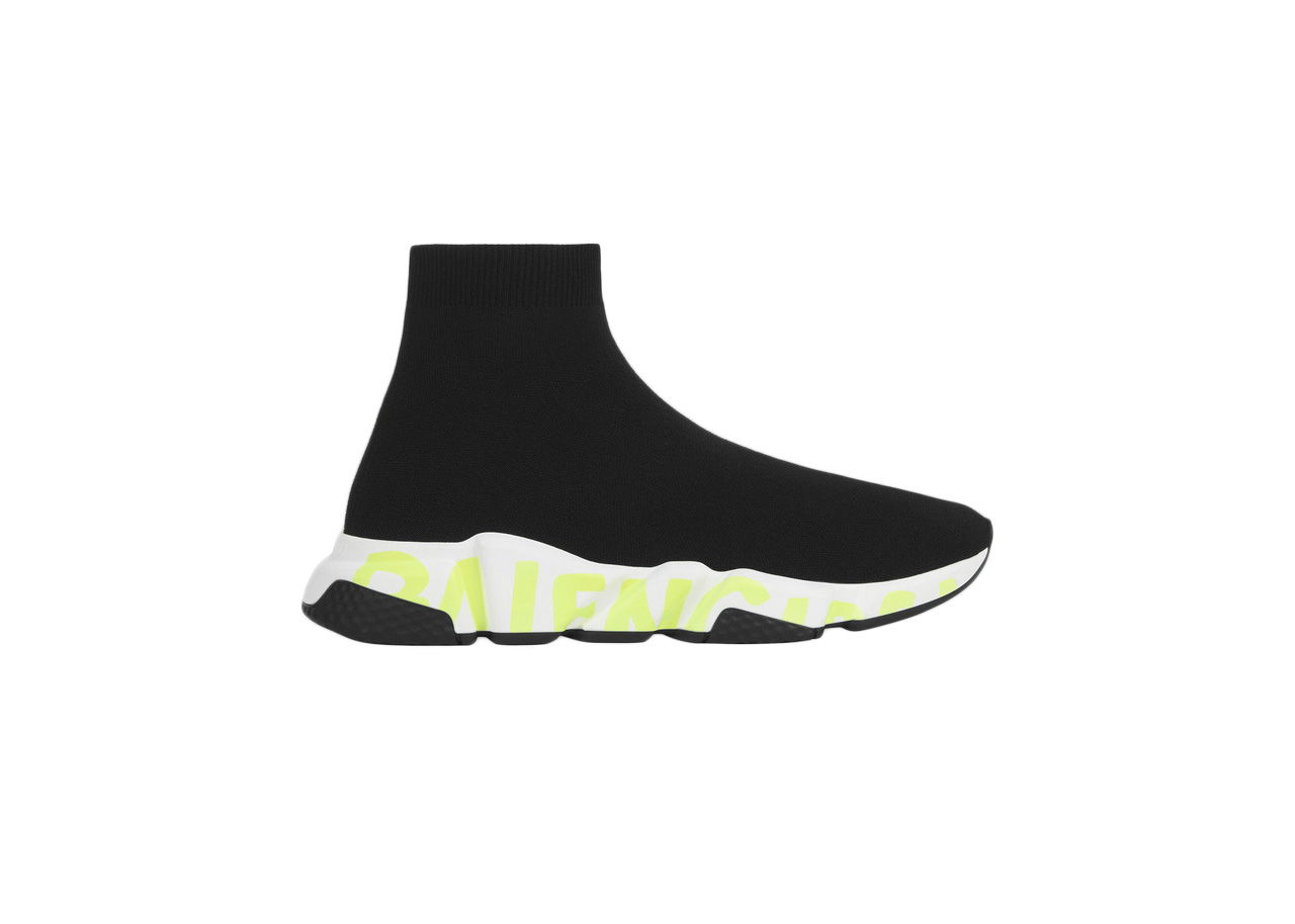Tenisky a topánky Balenciaga Speed Black Fluo Green Čierna | 605972W05GY1935, 0