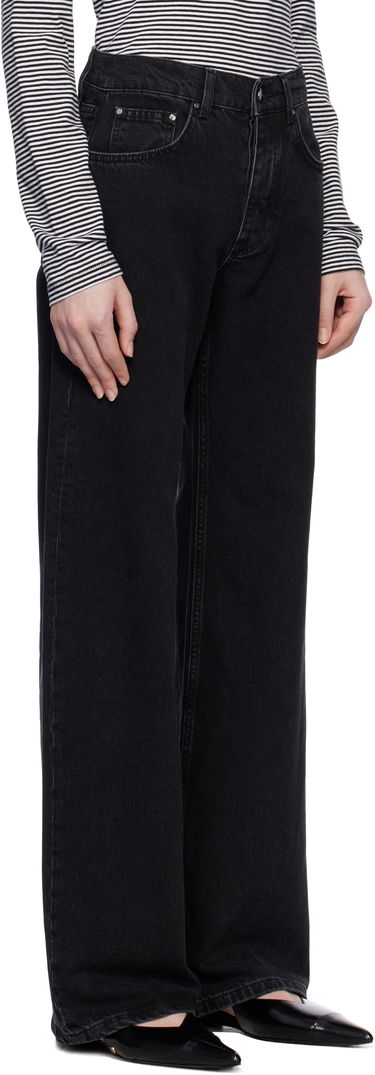 Džínsy Anine Bing Hugh Black Denim Jeans Čierna | A-06-1134-009, 1
