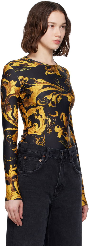 Body Versace Versace Jeans Couture Lycra Regalia Bodysuit Čierna | E79HAM221_EJS501, 1