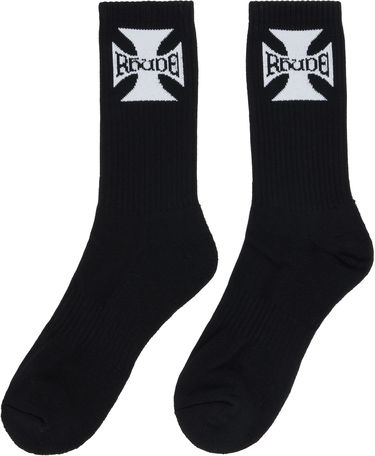Ponožky Rhude Rhude Boys Logo Socks Čierna | RHPF25SO02750, 1