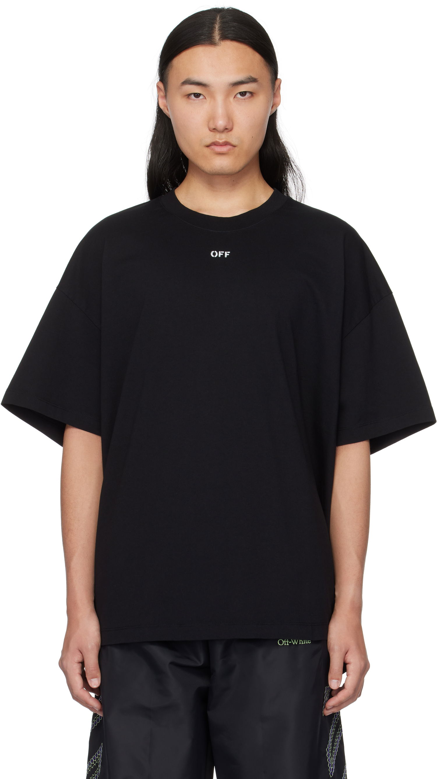 Tričko Off-White Off-White Stamp Oversize T-Shirt Čierna | OMAA161C99JER0011001, 0