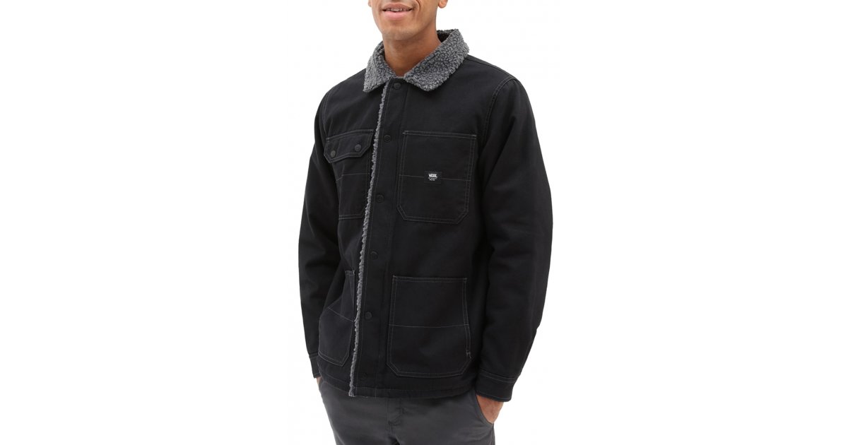 Bunda Vans Drill Chore Sherpa Jacket Čierna | vn0a5klkkou1, 1
