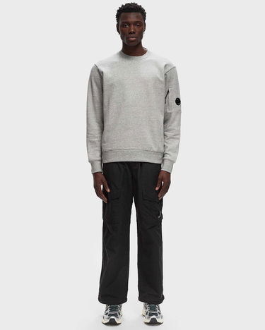 Mikina C.P. Company DIAGONAL RAISED FLEECE CREW NECK LENS SWEATSHIRT Šedá | 17CMSS023A005086W-M94, 1