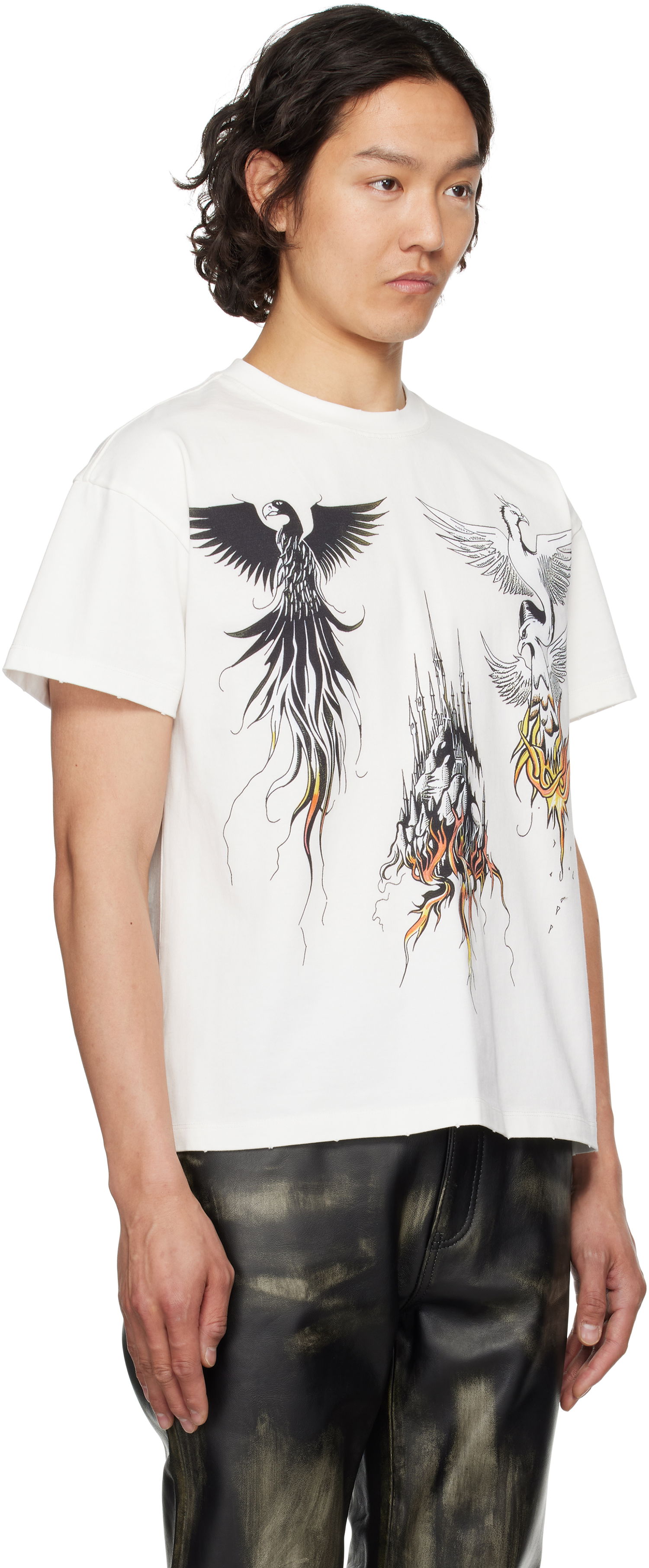 Tričko Who Decides War Who Decides War Nefarious Graphic Short Sleeve T-Shirt Biela | 1110380001SS25, 1