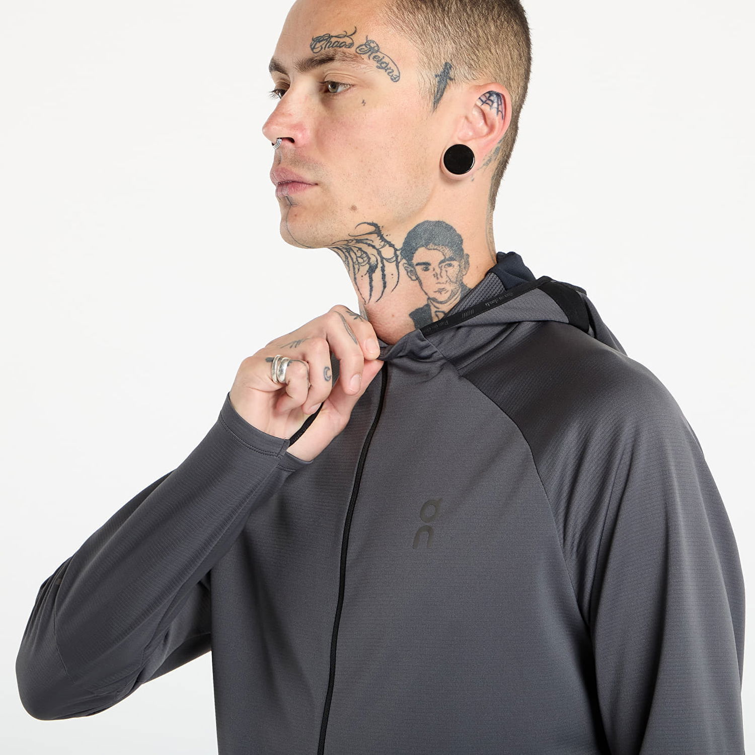 Mikina On Running Climate Zip Hoodie Šedá | 1ME10252608, 1