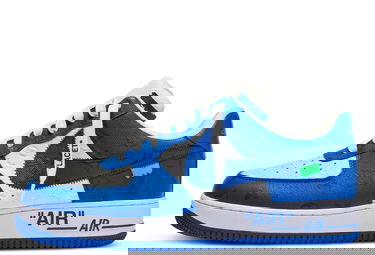 Tenisky a topánky Nike Nike Louis Vuitton By Virgil Abloh x Air Force 1 Low "White Blue" Modrá | 1A9VAO, 4
