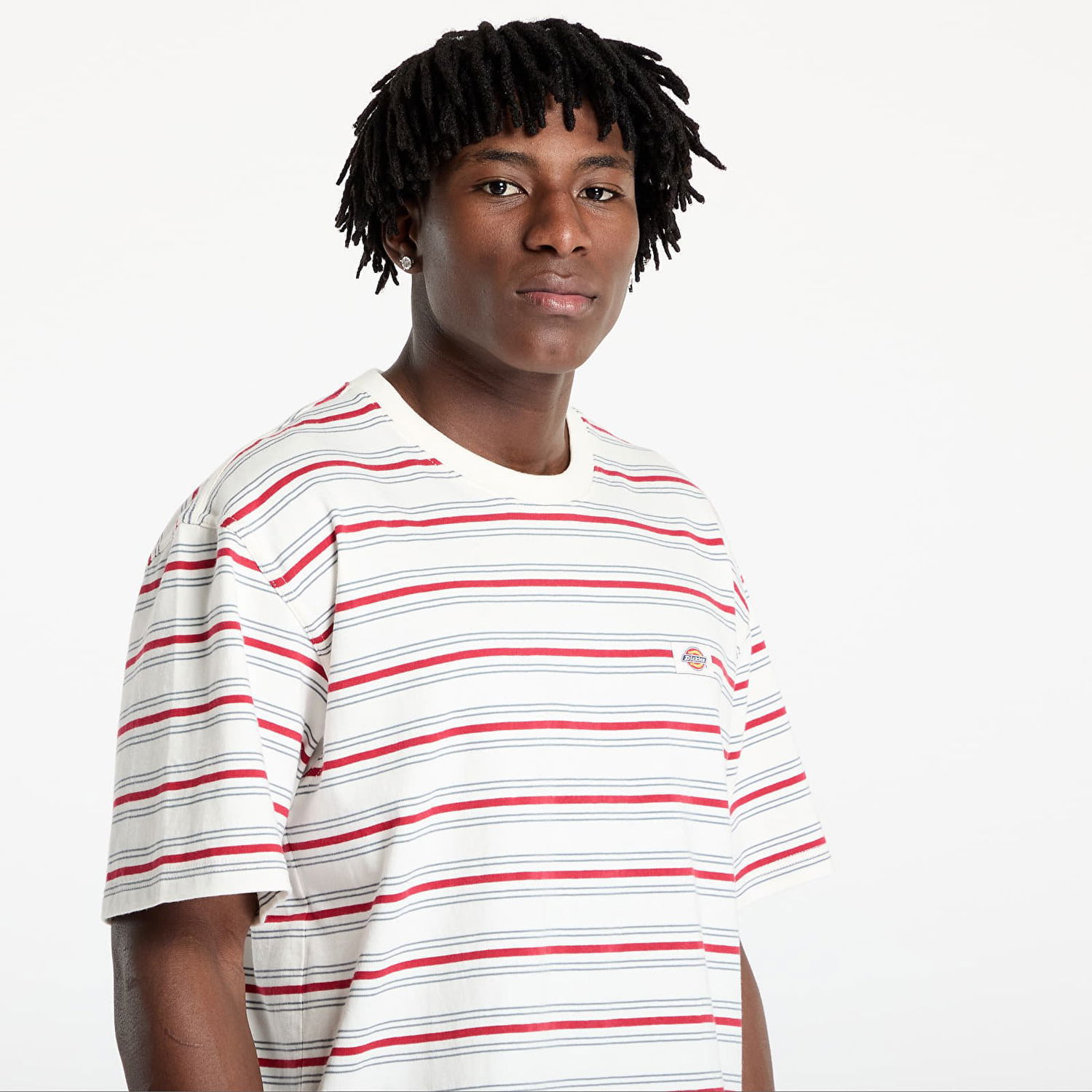 Tričko Dickies Dickies Lewistown Stripe Short Sleeve T-Shirt Biela | DK0A4Z8SC481, 1