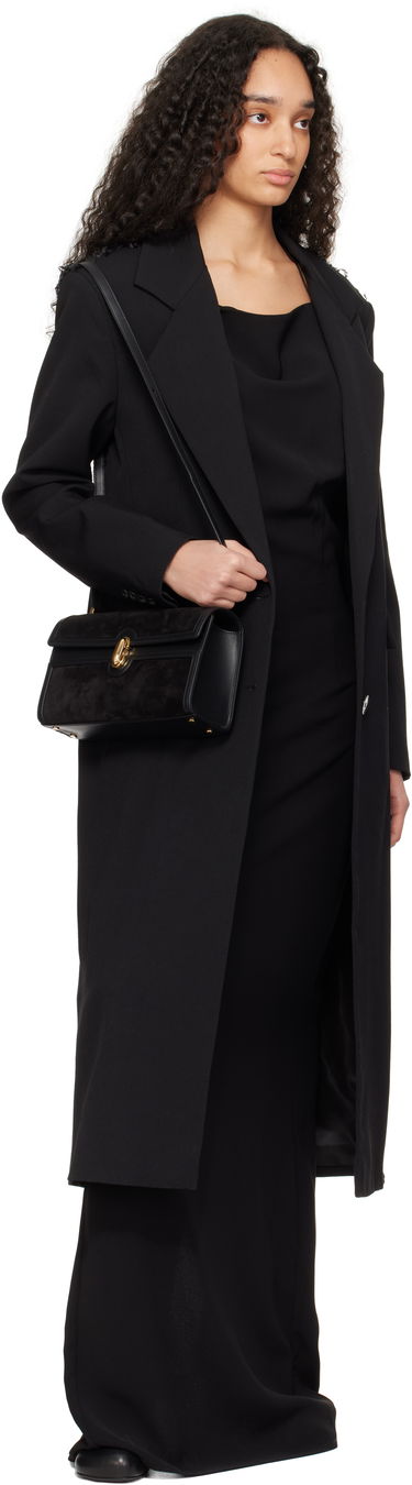Kabelka Savette Savette Symmetry 26 Suede and Leather Shoulder Bag Čierna | H-010-14-14, 3