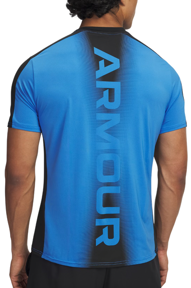 Tričko Under Armour HeatGear Wordmark Short Sleeve T-Shirt Modrá | 6007758-402, 1