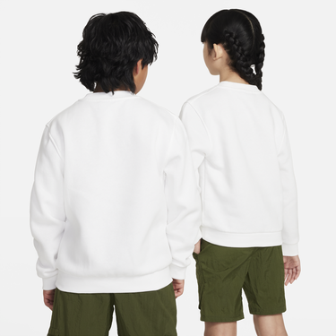 Mikina Nike Nike Sportswear Club Fleece Crewneck Sweatshirt Biela | FD3006-100, 3