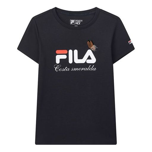 Tričko FILA Logo Printing Tee Čierna | F11W028115F-NV, 0