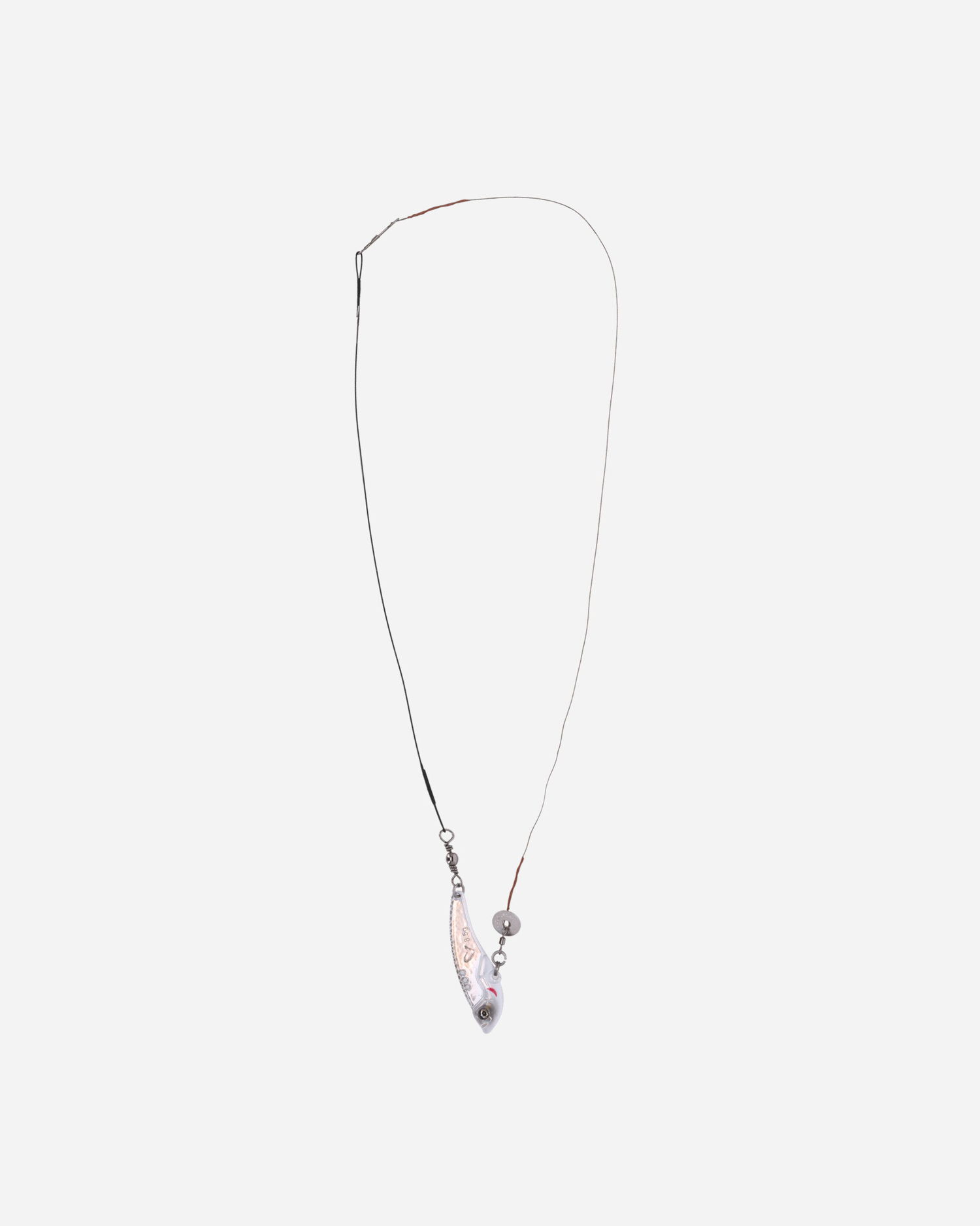 Náhrdelník OUR LEGACY Fishing Lure Necklace Metalická | A2258VBN 001, 1