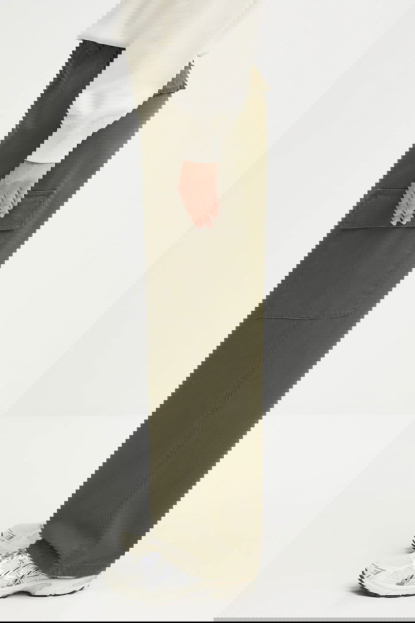 Cargo nohavice Carhartt WIP Kingston Wide-Leg Cargo High Waist Pant Zelené | I034840.4106, 1