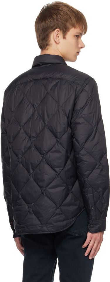 Prešívaná bunda rag & bone Dane Down Shirt Jacket Čierna | MBW22F2263L9ML, 2