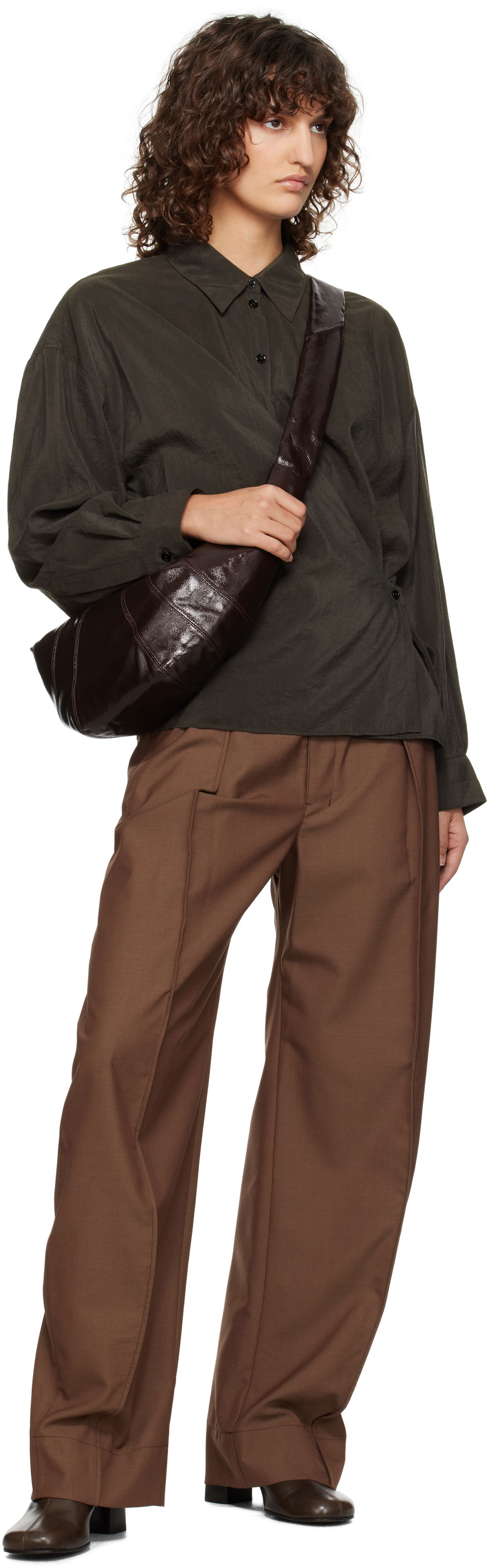 Lemaire Straight Collar Twisted Shirt