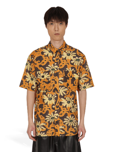 Košeľa Nanushka Shirt Rôznofarebný | NM22RSSH00917 FLORALORANGE