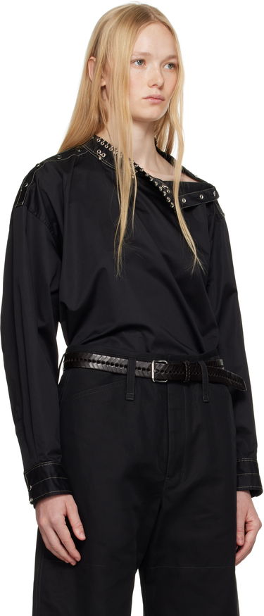 Košeľa LEMAIRE Lemaire Embellished One-Shoulder Top Čierna | TO1327 LF1207, 1