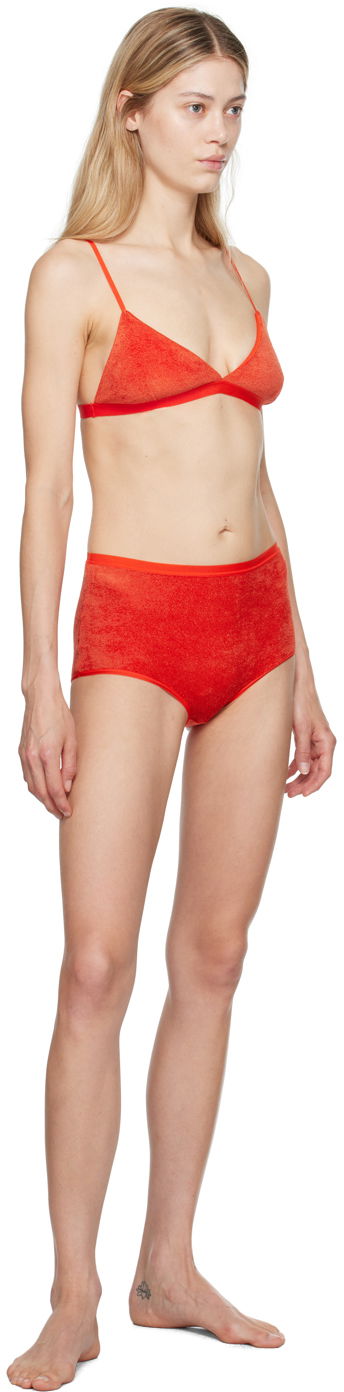 Podprsenka Baserange Mississippi Triangle Bralette Červená | BRMI-VE-AU24, 3