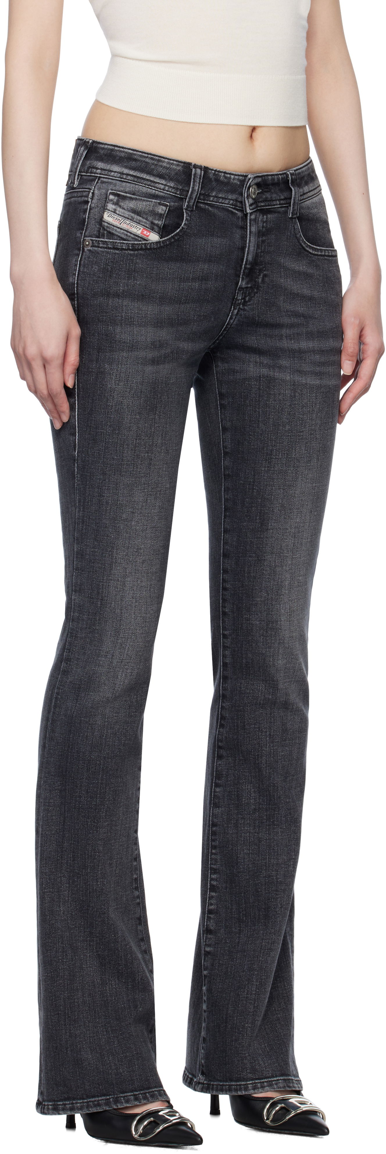 Džínsy Diesel Diesel 1969 D-Ebbey Bootcut Jeans Šedá | A11003 09K98, 1